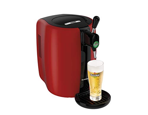 Seb Beertender VB310510 - Estrattore per birra, 5 l, indicatore di temperatura, 70 W, colore: Rosso