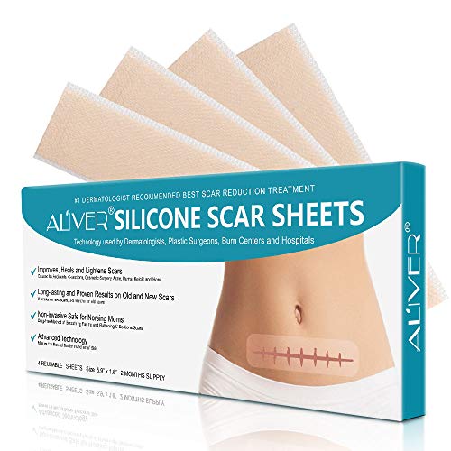 Silicone Scar Sheets,Fogli in silicone per la rimozione di cicatric...