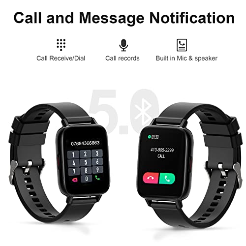 Smartwatch Uomo (Ricevi messaggi effettua telefonate) per Android e...