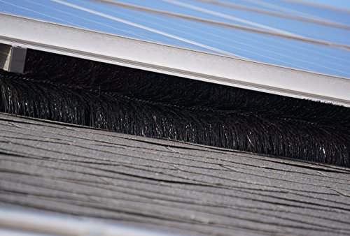 Spazzola per impianti fotovoltaici da 10 metri; Ø 12 cm – sempli...