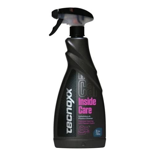 Tecnoxx - Inside Care. Detergente Universale Multiuso per Interni Auto, Tappezzeria Tessuti, Plastica, Pelle. Flacone Spray XL 750 ml