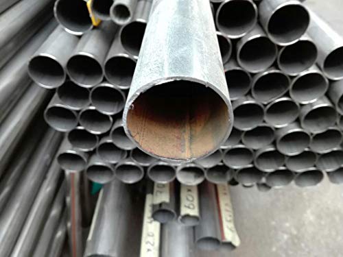 Tubo in acciaio zincato, per ringhiera con filettatura in metallo, rotondo, diametro 50 x 1,4 mm, Gost — Stahl 0
