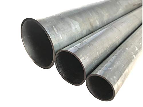 Tubo in acciaio zincato, tubo di costruzione rotondo zincato, Ø 6,00 mm fino a Ø 76,1 mm fino a 2 metri, lunghezza a scelta, Ø 26,9 x 2,6mm (2000mm), 1