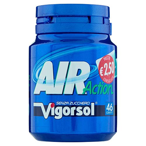 Vigorsol Air Action Chewing Gum Senza Zucchero, Gusto Menta, Confez...