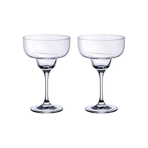 Villeroy & Boch Purismo Bicchieri da Margarita, Set da 2, 340 milliliters, Cristallo, Trasparente