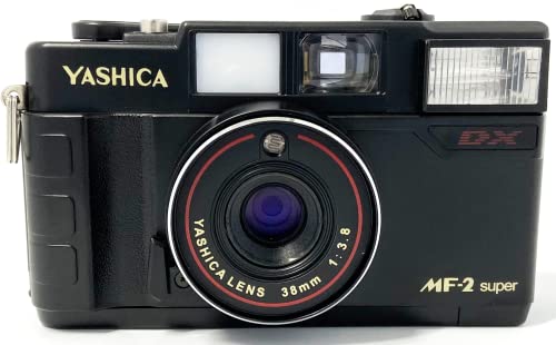 Yashica Kyocera MF-2 Super - Fotocamera analogica a 35 mm, con panno per fotocamera