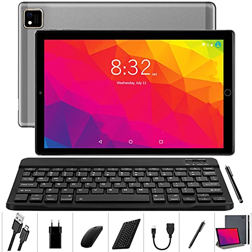 YOTOPT U10 Tablet 10 Pollici con Tastiera e Mouse, Octa-Core, Andro...
