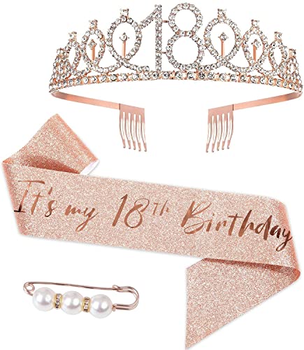 18 Anni Compleanno Crown, Regali per Compleanno 18 anni Ragazza per...