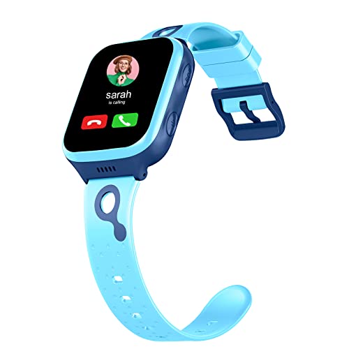 4G Smartwatch per Bambini, GPS Tracker Watch con Videochiamata Modalità Scuola Pedometro Geo-Fence SOS Anti-Lost of Early Education Tools IP67 Orologio Intelligente impermeabili per bambini