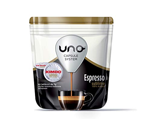96 Cialde Uno Capsule System Kimbo Espresso Sublime 100% Arabica Originali