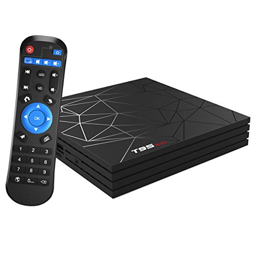 Android TV Box, Android 9.0 TV BOX 4 GB RAM 32 GB ROM H6 Quad core corex-A53 Supporto 3D 6K Ultra HD H.265 WiFi 2.4 GHz Ethernet HD Smart TV BOX