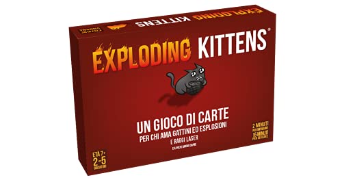 Asmodee - Exploding Kittens, Gioco di Carte, Party Game, Edizione in Italiano, 8615