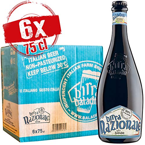 Baladin - Box Birra Nazionale - Birra Artigianale 100% Italiana - Blonde Ale, Non Pastorizzata, 6,5% vol. - 6 bottiglie x 75cl