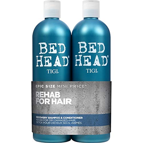 Bed Head by TIGI Recovery Shampoo e Balsamo Professionale per Capelli Sechi e Danneggiati, Set da 2x750 ml