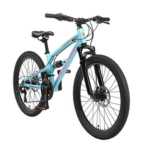BIKESTAR MTB Mountain Bike Sospensione Completa Alluminio per Bambi...