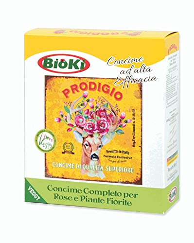 Bioki Prodigio Rose, Concime Organo Minerale per Rose e Piante fior...