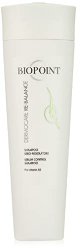 Biopoint Dermocare Re-Balance - Shampoo Seboregolatore per Capelli Grassi alla Radice e Secchi alle Punte, Azione Normalizzante e Riequilibrante, Dona Elasticità e Forza, 200 ml