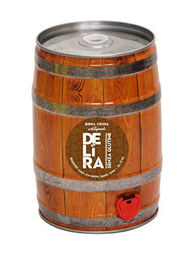 Birra Artigianale Cruda Italiana DELìRA Pale ALE Senza Glutine- Fusto 5 Litri - Prodotta da I.C.B. Italian Craft Brewery (1)