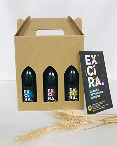 Birra Artigianale Cruda Italiana EXCìRA - Tris Bottiglie 37,5CL - ...