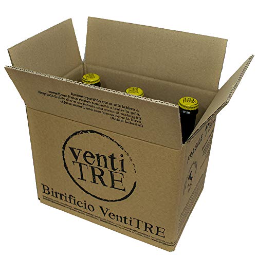 Birra Artigianale italiana Ventitré - Desnuda - senza Glutine - Gluten-Free Ale - Bionda 5% - 33cl - cartone da 6