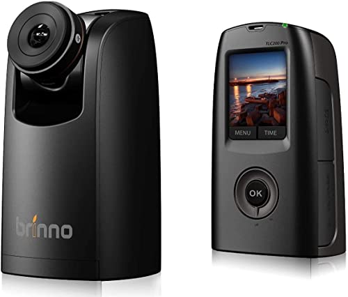 Brinno TLC200 Pro HDR Time Lapse Camera, Cronofotografia, Display LCD 1.44 , Risoluzione Video 1280 x 720, Scheda SD 4GB Inclusa, Nero