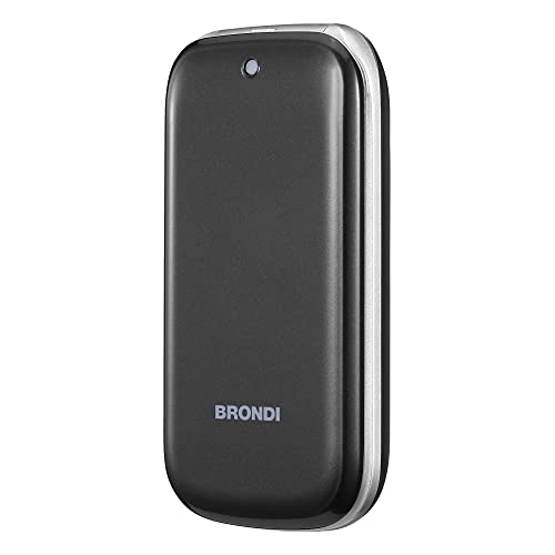 Brondi Stone+ - Cellulare con apertura a conchiglia e flip attivo, ...