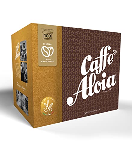 Caffè Aloia Miscela Tipico Napoletano - 100 Capsule - Compatibili Uno System