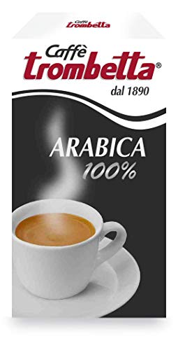 Caffè Trombetta, Caffè Macinato, 100% Arabica - 1 Confezione da 2...