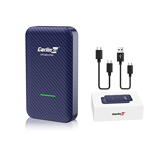 Carlinkit 4.0 Wireless Apple CarPlay e Android Auto 2 in 1 Adattato...