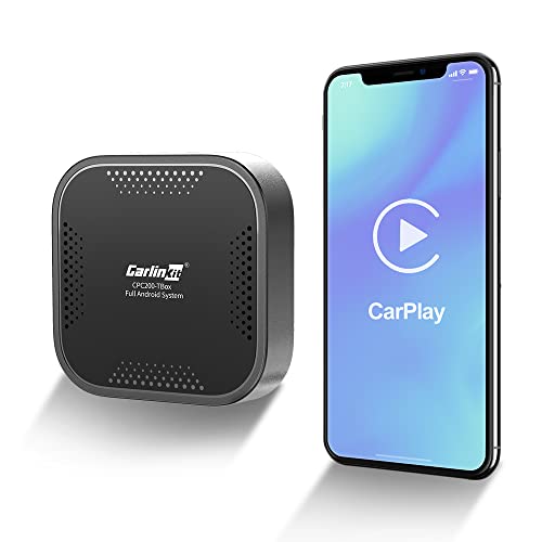 CarlinKit Ai box Android System support wireless CarPlay  wireless Android Auto,4+64G, Snapdragon chip, 8-core processor, Dual Bluetooth, support Google Play, YouTube
