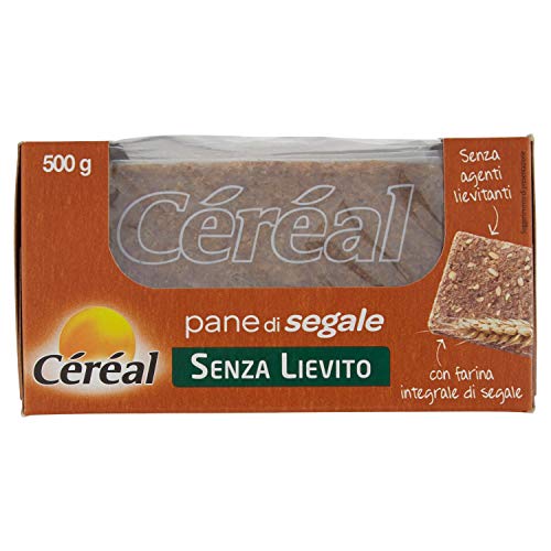 Céréal Pane di Segale - Senza Lievito - con farina integrale di segale - senza agenti lievitanti - 500 g