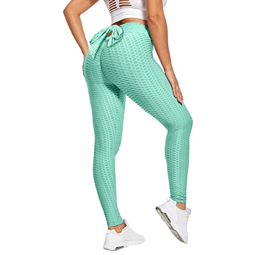 Collant Alto girovita Pantaloni Yoga Stretch Textured Women s Color Slim - Fitting Running Leggings Fitness Hip - Sollevamento Casual Yoga Pantaloni X Yoga
