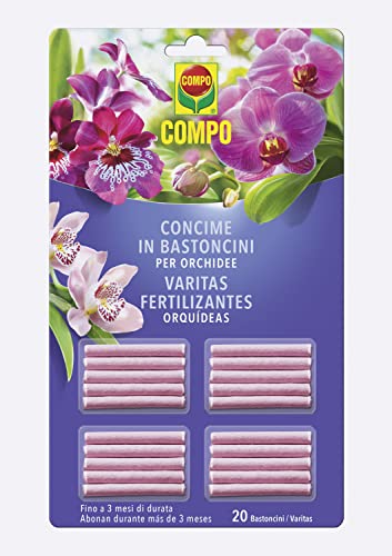 Compo Concime in Bastoncini per Orchidee, 20 Bastoncini, 18 g