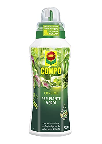 COMPO Concime liquido per Piante Verdi, Per piante d appartamento e da balcone, 500 ml
