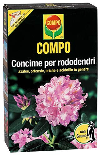 COMPO Concime per Rododendri, Con Guano, Con misurino dosatore, 3 kg