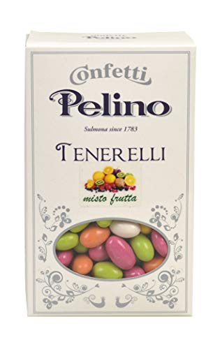 Confetti Pelino Tenerelli Misto Frutta, 1 kg, 210 Conteggio