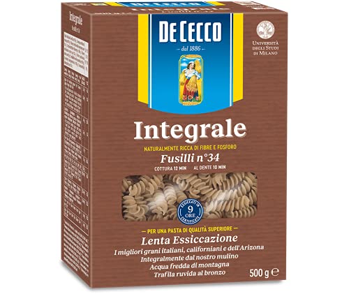 De Cecco Pasta Integrale Fusilli - 500 g...