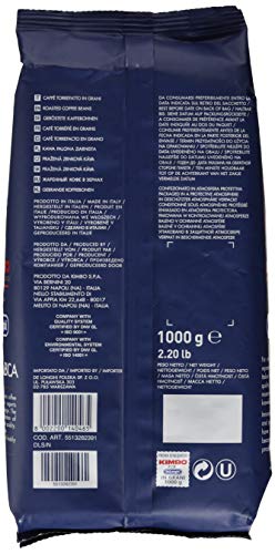De Longhi Kimbo DLSC613 Caffè in grani 100% Arabica per Macchine d...