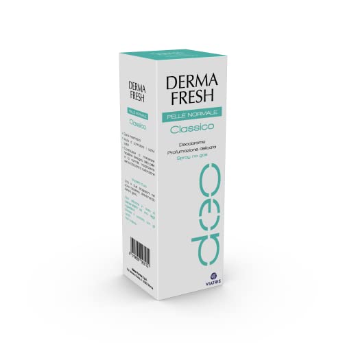 Dermafresh Pelle Normale senza Profumo Deodorante Spray Privo di Profumazione e No Gas - 100 ml
