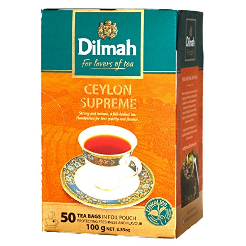 Dilmah Ceylon Supreme Tea - Bustine di tè nero puro di Ceylon più...