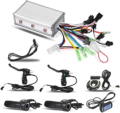 Dioche Motor Speed Controller, Controller Motore Elettrico, Kit Pannello LCD Brushless Motor Controller 24V 36V 250W 350W per Scooter Elettrico Bici