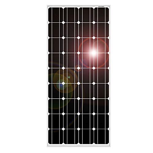 DOKIO Pannello Solare 100W 12V Monocristallino Fotovoltaico Impiant...