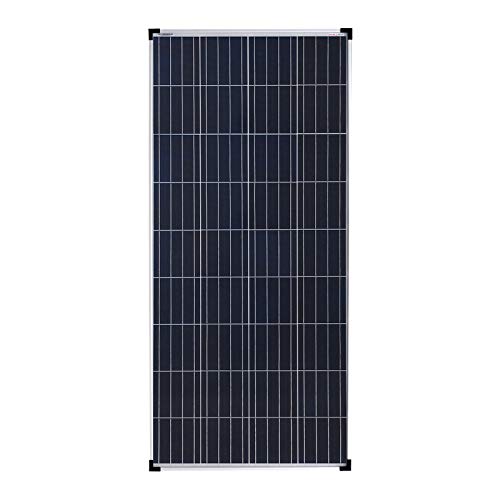 enjoy solar Poly 12V Pannello solare Policristallino ideale per case mobili, casette da giardino, barche (160W)