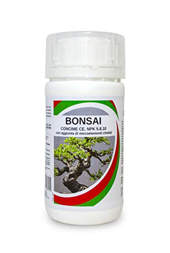 Fertilizzante Bonsai per Crescita Forte e Sana -Concime Bonsai Naturale - Rafforza Le Difese Naturali - per Bonsai Ficus- 250Ml