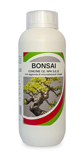 Fertilizzante Bonsai per Crescita Forte e Sana -Concime Bonsai Naturale - Rafforza Le Difese Naturali - per Bonsai Ficus- 1 Litro