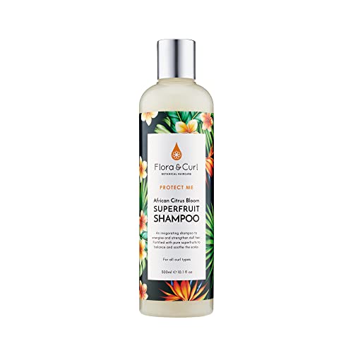Flora & Curl African Citrus Superfruit Shampoo per capelli crespi e ricci naturali 300ml