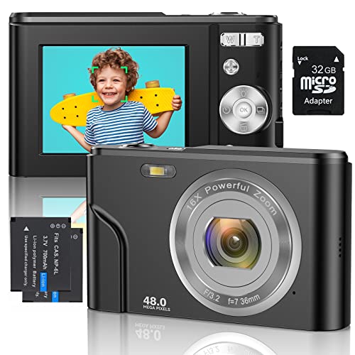 Fotocamera Digitale 1080P FHD Mini Messa a Fuoco Automatica Videoca...