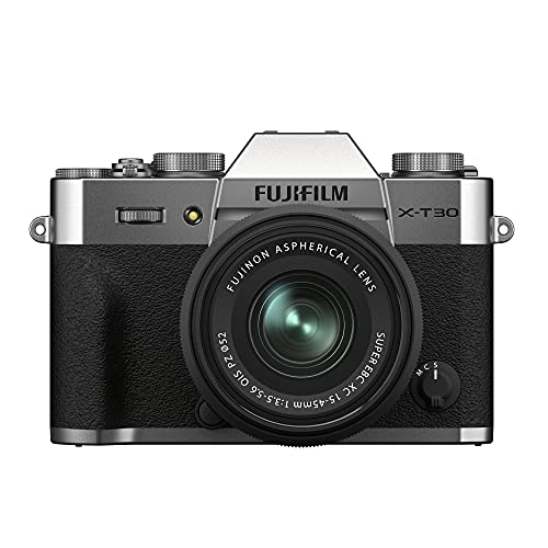 FUJIFILM X-T30 II | FUJINON XC15-45mmF3.5- 5.6 OIS PZ Kit Argento...