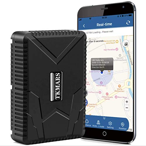 GPS Tracker per Auto Impermeabile,GPS Localizzatore 120 Giorni Standby,Localizzatore Auto GPS Moto Magnete Potente e Batteria da 10000mAh,Antifurto Auto con Geo-fence Alarm App Gratuita TK915