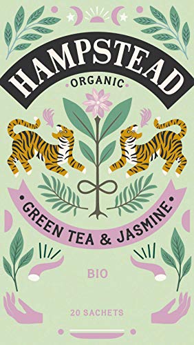 Hampstead Tea | Tè Verde Biologico Aroma al Gelsomino - 20 Bustine...
